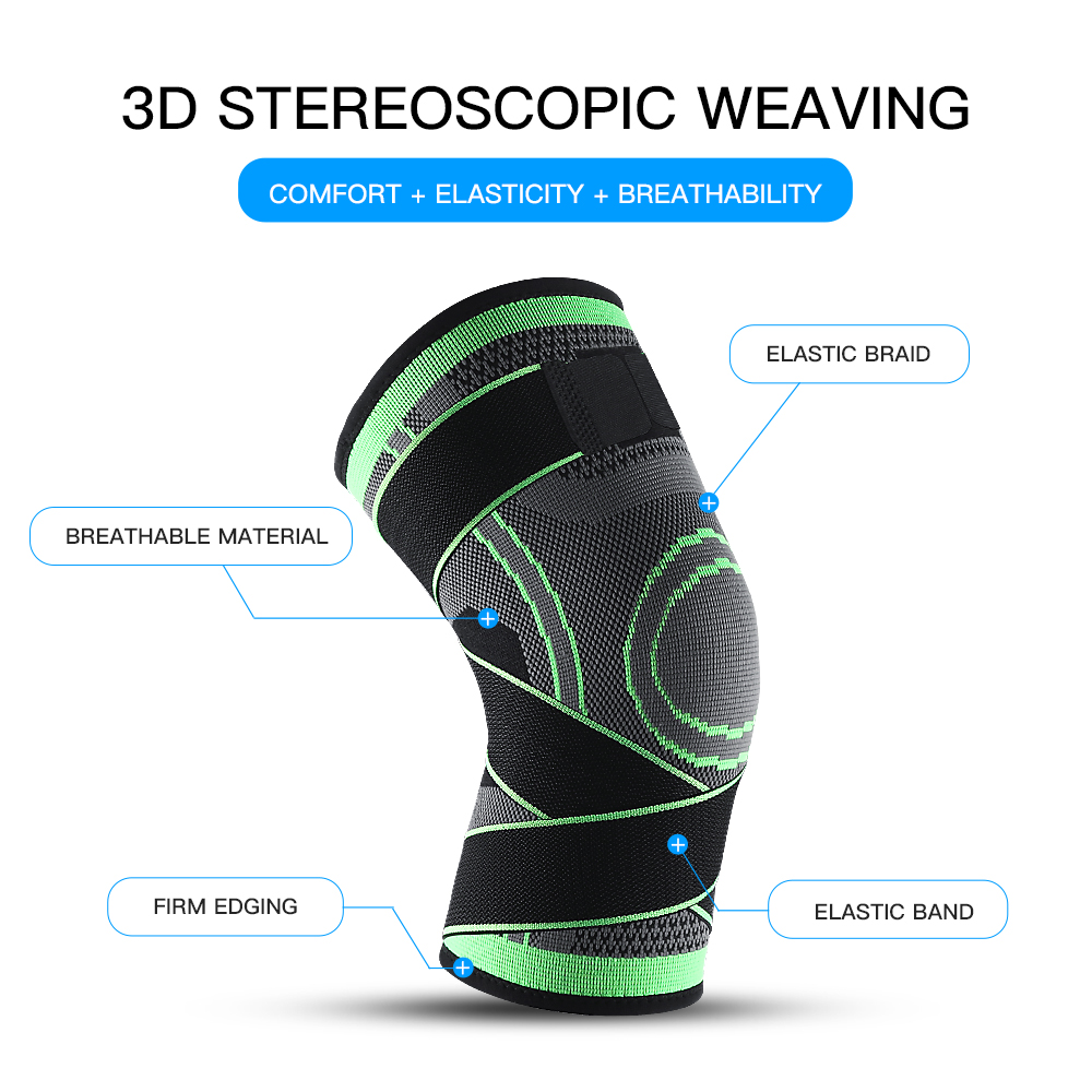 knee Brace with 3D Knitting & Adjustable Straps