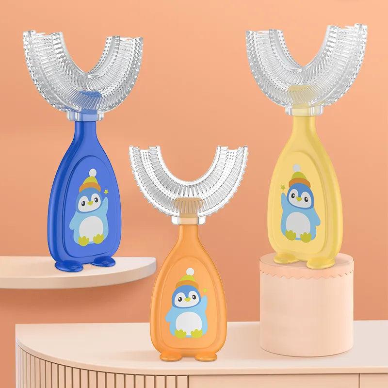 Baby Soft Silicone Doughnut Sensory Toothbrush Tool