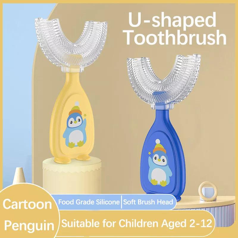 Baby Soft Silicone Doughnut Sensory Toothbrush Tool